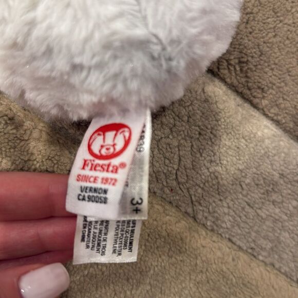 White Plush Penguin Toy for Small Pets - Picture 6 of 8